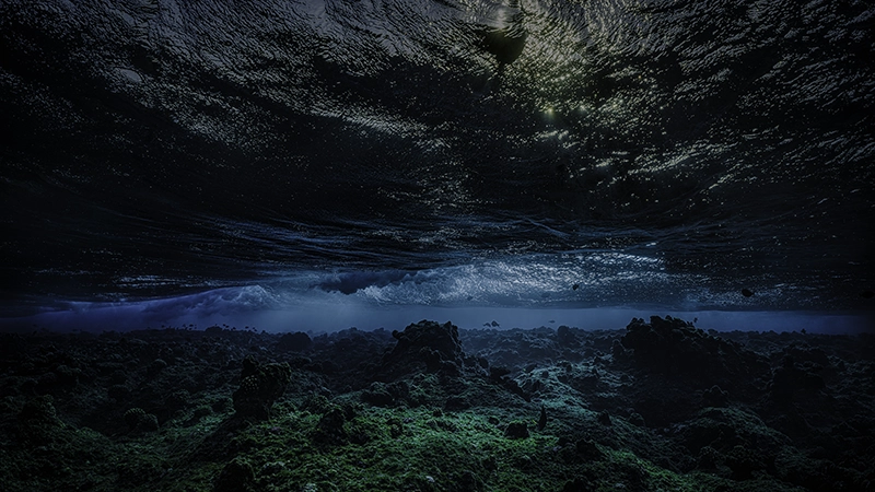 Contemporary Art - Photography — &ldquo;Underwater Sundown #1&rdquo; (2023) by Alexej Sachov.