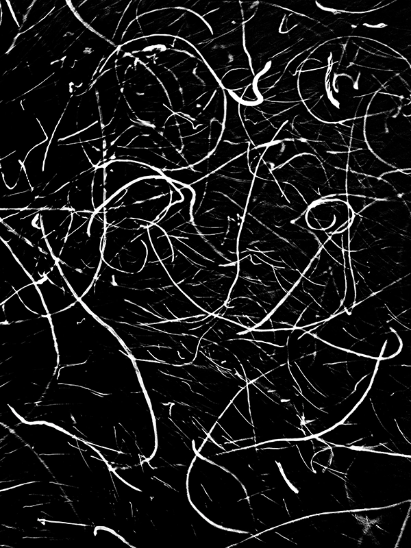 The Trace of Hope (2022) by Alexej Sachov, long-exposure underwater photography, night dive, The Secret Code of Nature. Resonant Light, Paris 2026.